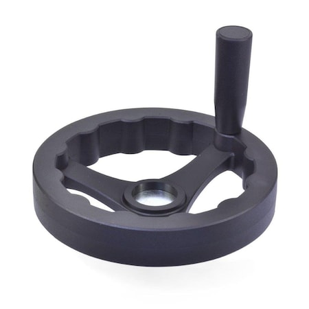 J.W. Winco V3Ra-160-P6-D 3 Spoked Handwheel Nylon 6360015